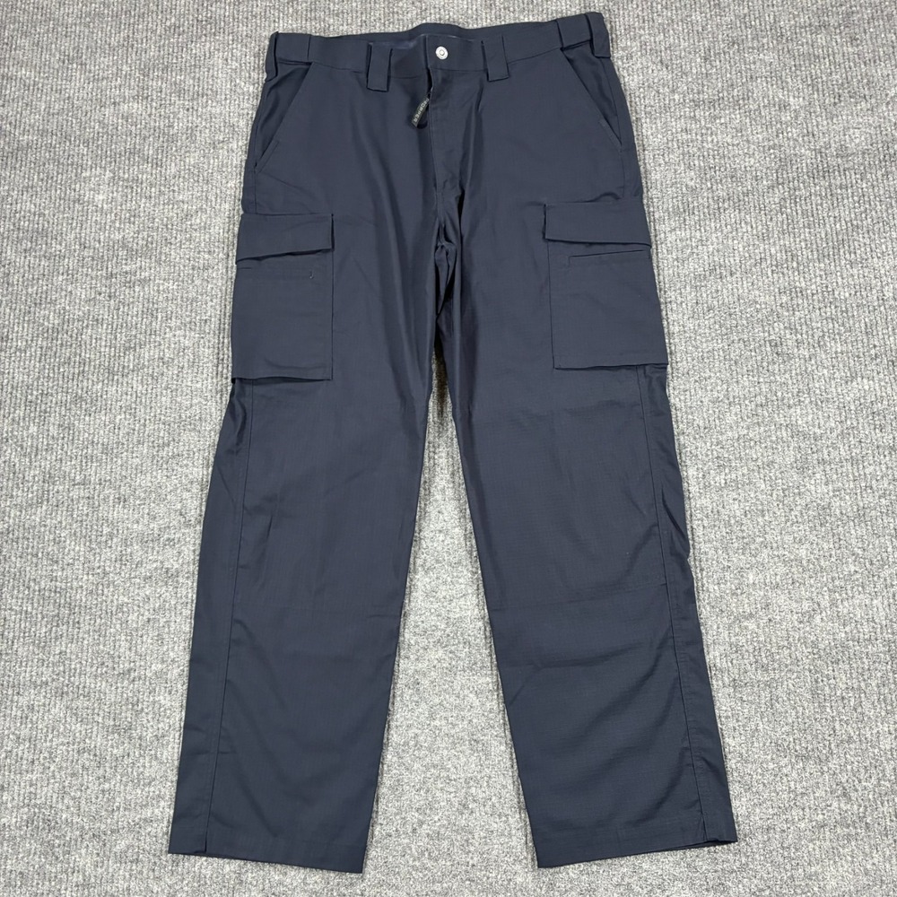 Propper Mens Tactical Cargo Pants Size 38x32 Navy Blue Ripstop Utility Work